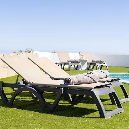 Oasis Tenerife Con Piscina Climatizada, Cocina Exterior Y Barbacoa Apartman