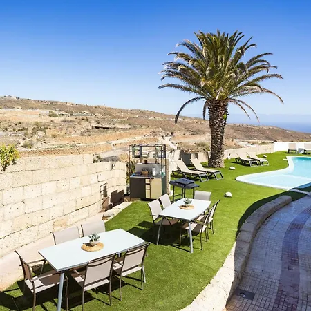 Apartman Oasis Tenerife Con Piscina Climatizada, Cocina Exterior Y Barbacoa El Draguito